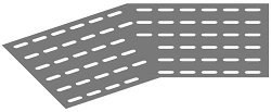 Bottom base of horizontal angle 30 degrees