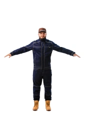 Welder's suit M-2 Blue