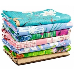 Duvet covers of cotton fabrics