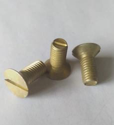 Screws with countersunk head 90° with straight slot OST 1 31543-80