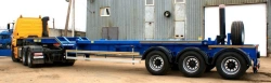 Semi-trailer 9319LE, with air suspension or spring-balanced suspension, tyres 235/75R17.5 or 385/65.