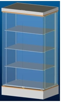 Showcase island 900 x 600 x h 1700