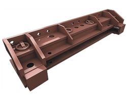 Undertrack beam of crushing machine