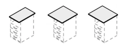Top for drawer. Furniture set "Work"