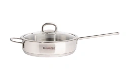 Kukmara frying pan with glass lid, SAFIA line