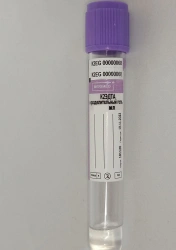 Vacuum tube for venous blood collection "BERIMED", filler potassium ethylenediaminetetetraacetate 2 - substituted (K2EDTA), tipo