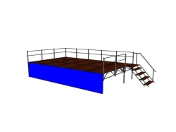 Stage (podium) of "Edelwood" trade mark
