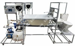 Laboratory stand "Water treatment, water disposal and installation of sanitary equipment"