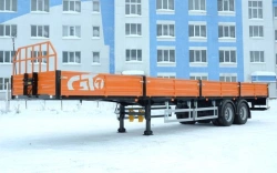 Semitrailer PP-26, type 9229-0000010. Axle unit AGOS-2-GT7-00.00.000-01.