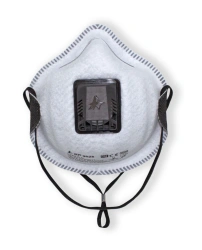 Personal respiratory protection equipment with filtering half-mask: respirator RK 9025 FFP2 R D for protection against aerosols,