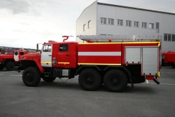 Fire tanker AC 7,0-70/4 type 4673A, modification 4673A3-00 on chassis Ural -5557-1151-60 (-62, -70, -72, -74)
