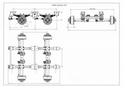 Tonar axle unit model 1240