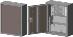 Reinforced wall-mounted distribution cabinet SHRNu-4U-MT-3.1