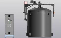 Shaft furnace for aluminium casting heat treatment SSHO-15.20/7-I2VP