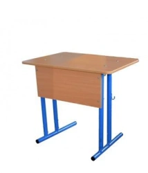 Shkolnik 1-seat pupil's table, non-adjustable, with table top tilt angle, article no. 50086