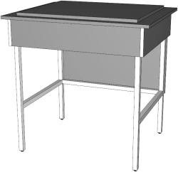 Weighing table with lid STV-2