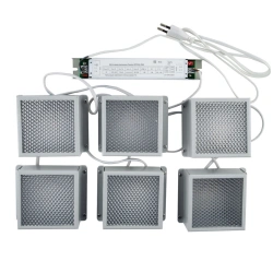 Stationary (recessed) LED panels ULP-1010 XW/YK IP40 GRILYATO KIT06