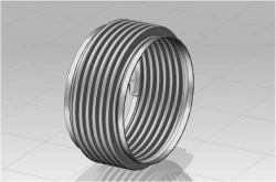 Universal bellows compensator of standard design (type U) of UOZ version with nominal diameter from 15 mm to 5000 mm., 168509:Un