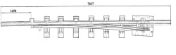 Straight frame rail with curved shank of project 1909.01.010-01