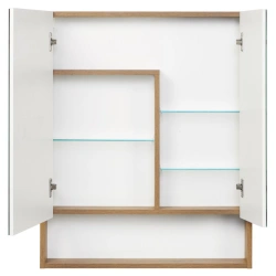 Mirror cabinet Aquaton Scandi 70 white, oak rustic 1A252202SDZ901.A252.2.02S.DZ9.0