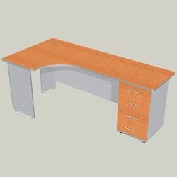 Single-desk computer desk model STK-5