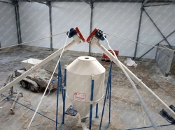 Accumulative product hopper BPN-1,5