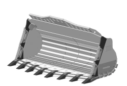 Reinforced rock bucket FLRX-45d-650d-650/J55