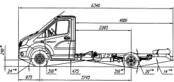 Chassis GAZelle NEXT, Modification C41R92, Diesel engine GAZ