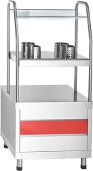 Counter for cutlery and trays with breadbox PSPH-70KM