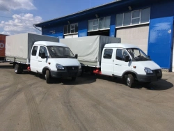 Trucks with technically additional gross vehicle weight less than 3.5 tonnes, type 2787 modification 278865 on the basis of GAZe