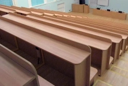 Wooden classroom table