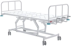 MEGI Spin 1 Functional medical bed with mechanical height adjustment (screw mechanism), metal backrests