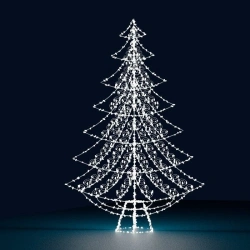 Christmas Tree" lighted figure
