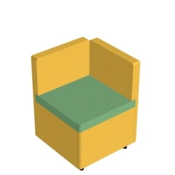 Corner sofa "Malysh" 400*400*600 mm children's MD-01U