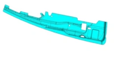 Door reinforcement under hinges right A9607224616