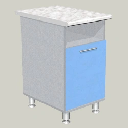 Single-door sideboard with niche model TGF-3