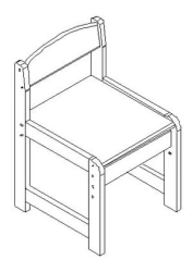 Children's chair for preschools