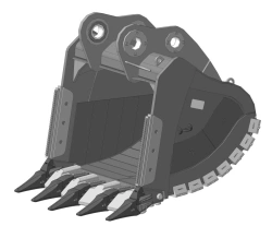 Heavy duty rock bucket RD-271.31.XS252-V3-X-NF