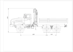 Flatbed truck with CMU (version with CMU: ANT 1.8-2, ANT 2.5-2, ANT 4.4-1, ANT 5-2, ANT 7.5-2, ANT 8.5-2, ANT 10LM, ANT 12-2,