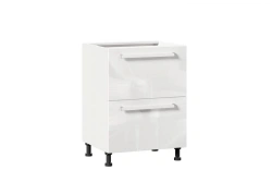 Gerda LD.272130.000 Front set for kitchen cabinet 600 with 2 drawers (White gloss)