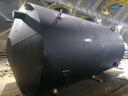 Horizontal tanks with nominal volume up to 100 m3 inclusive and pressure up to 0,07 MPa