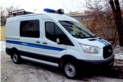 Special vehicle for structural subdivisions of the Ministry of Internal Affairs, based on Ford FCD 310.
