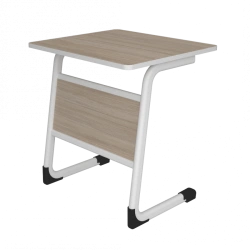 Pupil's table FrPU1.1.5 (single-seat, height)