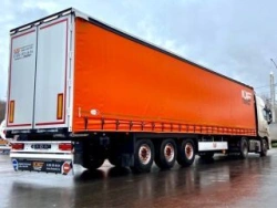 Semi-trailer curtain trailer FOXTANK 966616 with axle units BPW HSFALM 9010-15 V36K 61.68.345.087QS/088QS, HSFALM 9010-15 V36K 6