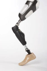 Modular hip prosthesis with microprocessor control