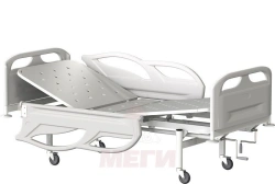 KF2-01-"MSC" (MSC-2102) - Functional bed, on wheels, plastic backrests, bed - steel sheet, mechanically adjustable.
