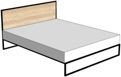 KIOTO Double bed, Art. KKR3