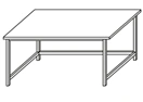 Reinforced chromatograph table (up to 250kg) ???