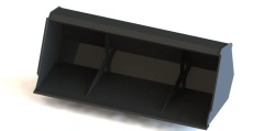Replacement working body for the SNU-550 universal mounted loader-loader: SNU-550-14 bucket