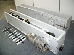 Chain conveyor (scraper chain conveyor) of TC series for mechanical movement of bulk products in stationary conditions